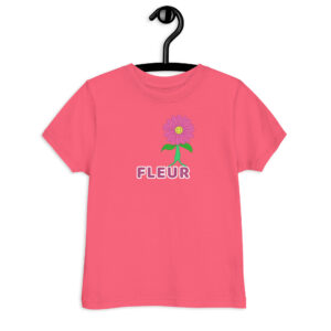 Fleur the Flower Girl Toddler T-Shirt — Cute Mr Maple Character Tee for Little Gardeners