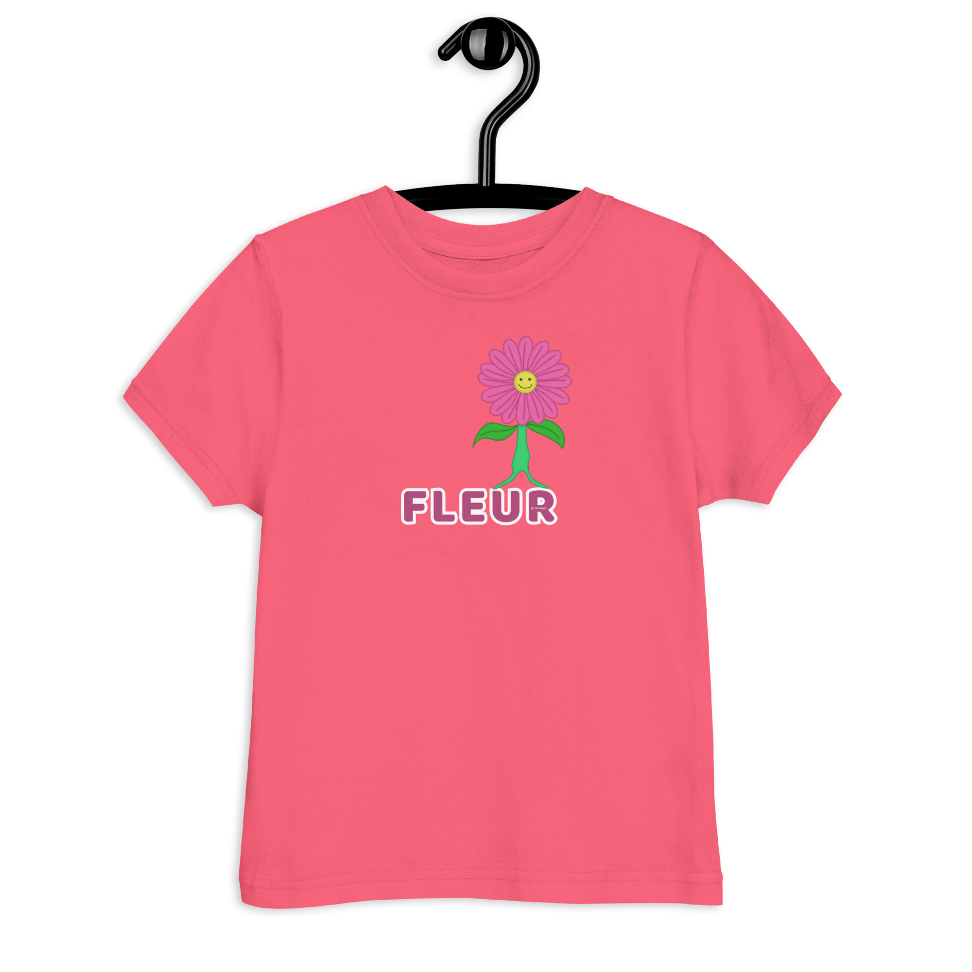 Fleur the Flower Girl Toddler T-Shirt — Cute Mr Maple Character Tee for Little Gardeners